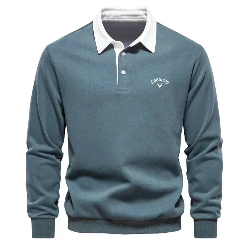 Pull polo avec des contrastes raffinés
