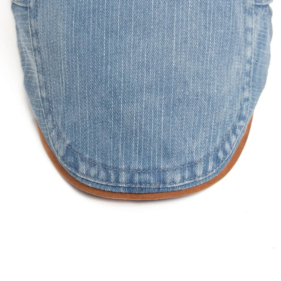MAISON VALÉRIE | Casquette en denim pour hommes