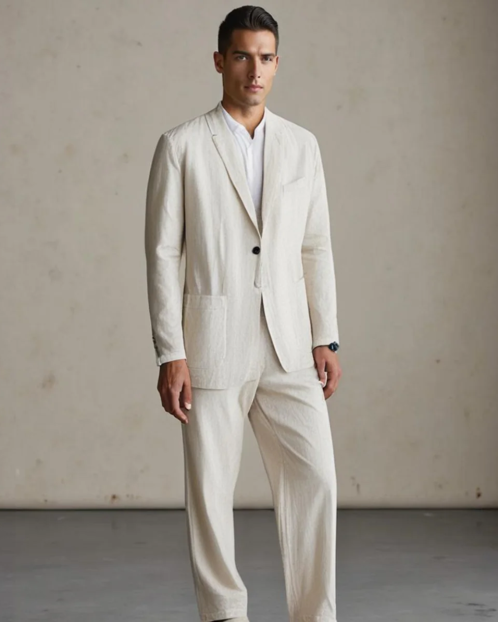 MAISON VALÉRIE | Ensemble en lin pour homme