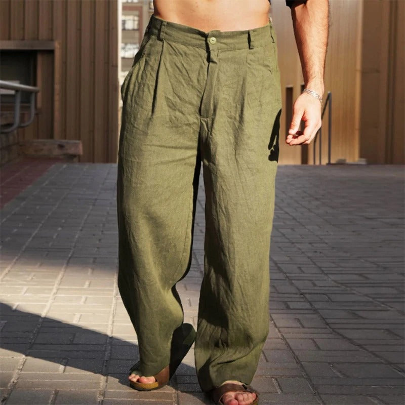 MAISON VALÉRIE | Pantalon d'été ample pour hommes