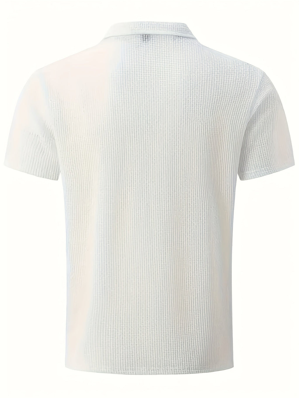 MAISON VALÉRIE | Polo en maille géométrique pour hommes