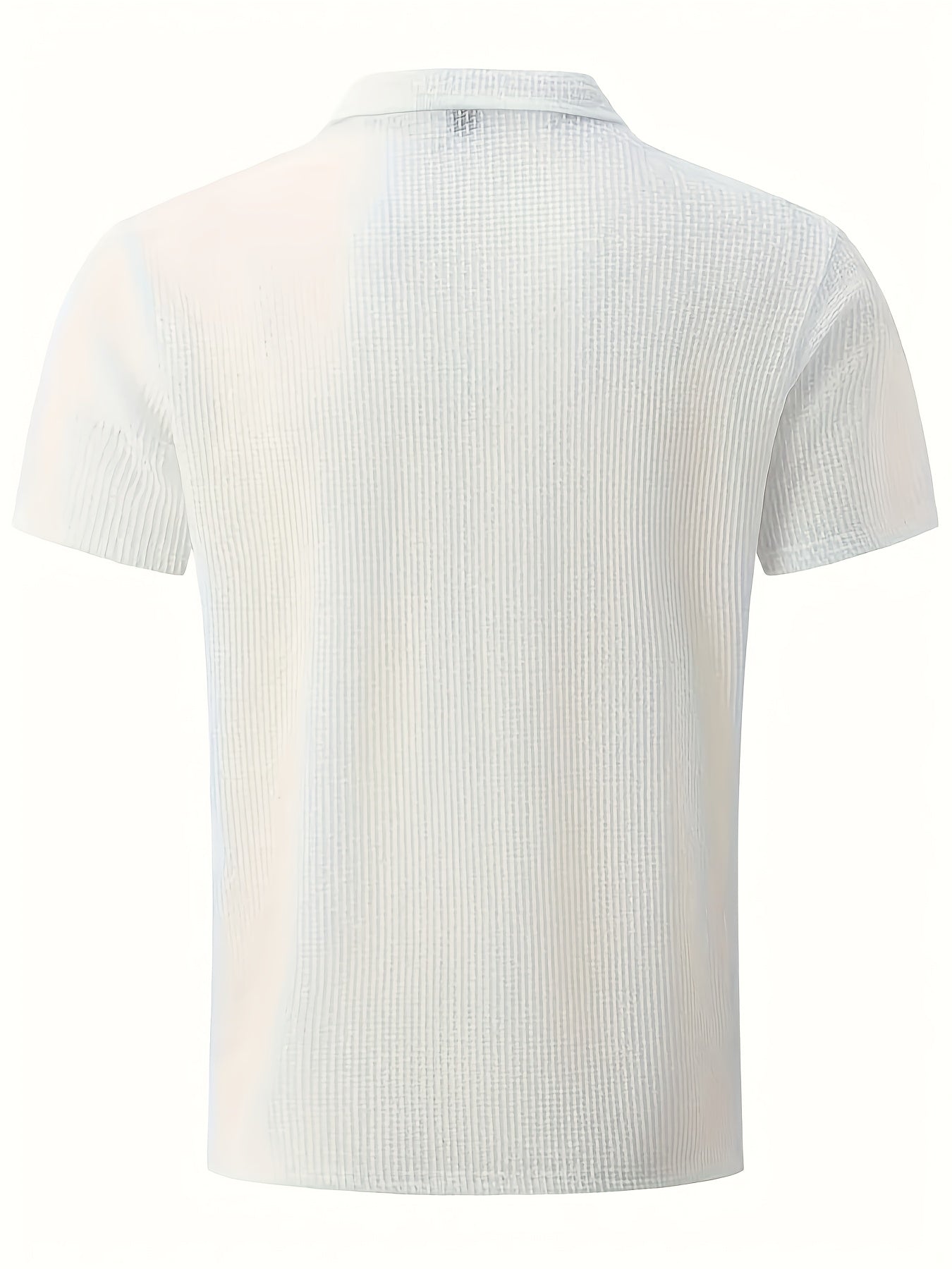 MAISON VALÉRIE | Polo en maille géométrique pour hommes