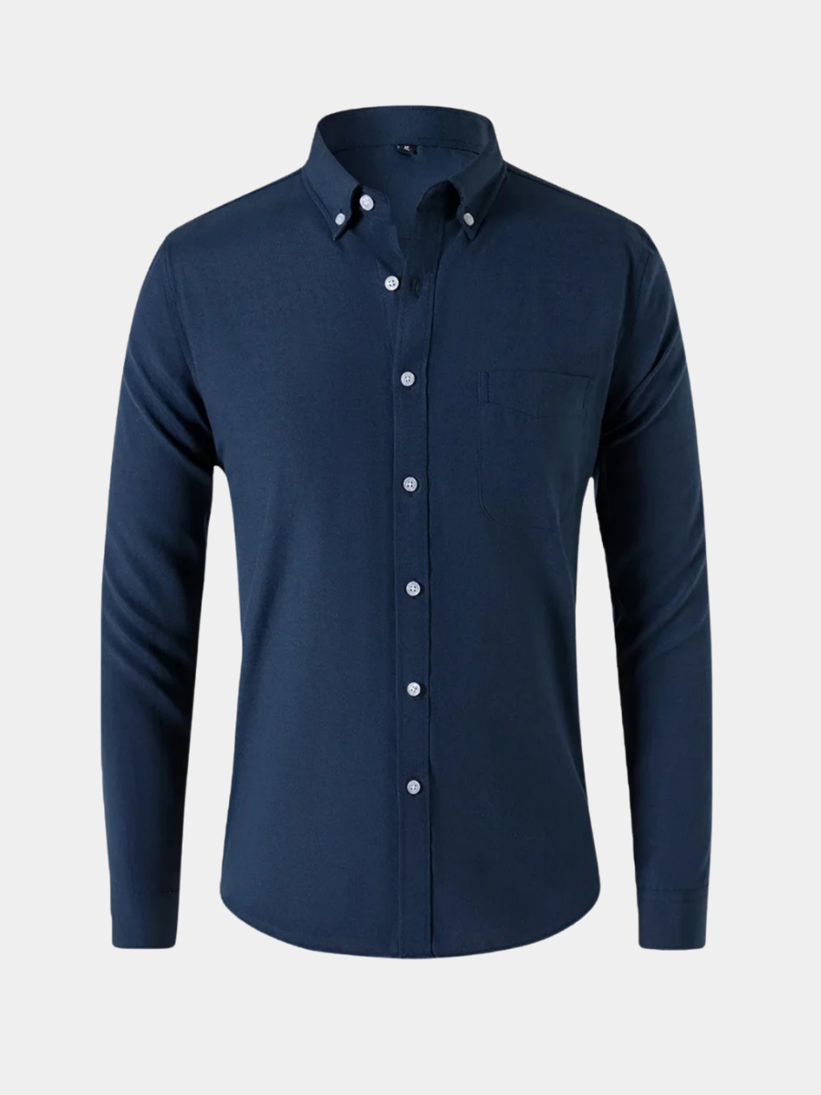MAISON VALÉRIE | Chemise à manches longues coupe slim pour homme