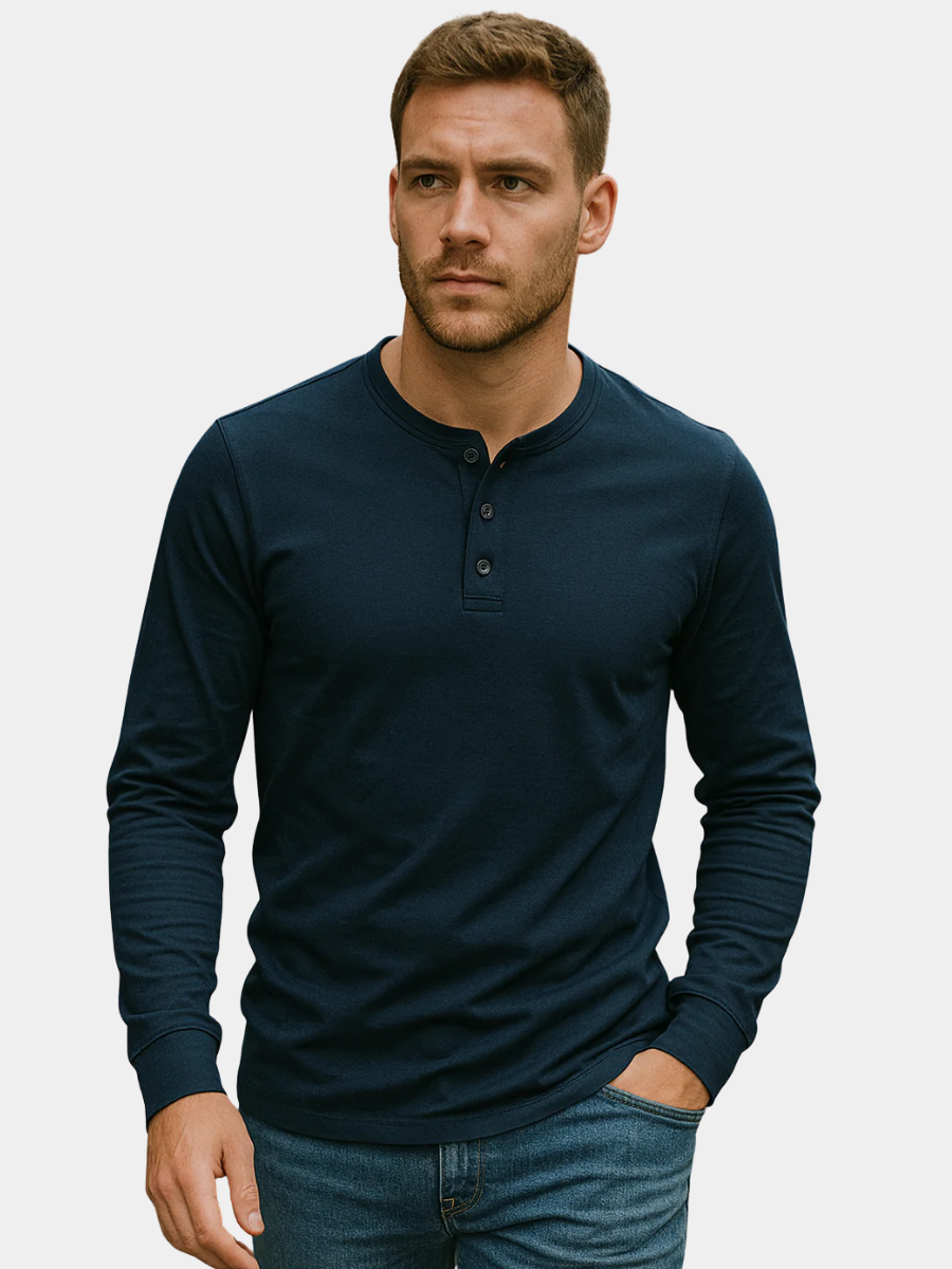 MAISON VALÉRIE | Chemise bouton longue pour homme