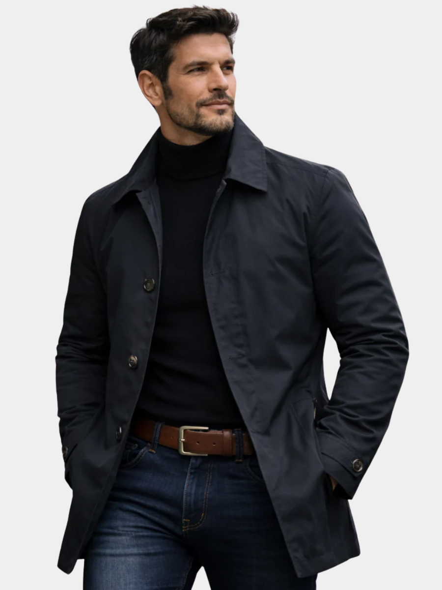 MAISON VALÉRIE | Manteau urbain classique pour homme