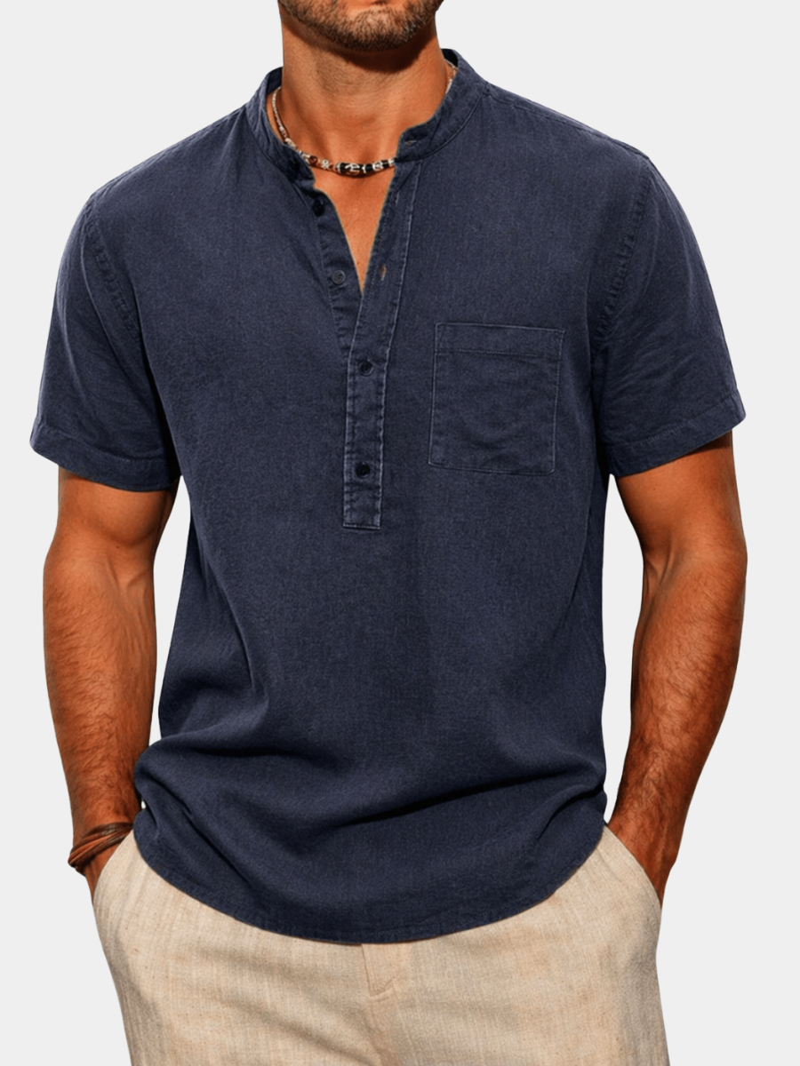 MAISON VALÉRIE | Chemise mao pour hommes