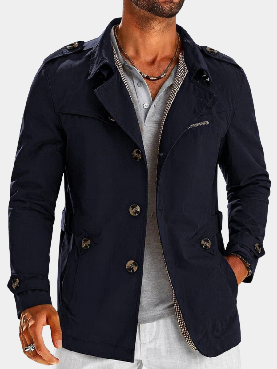MAISON VALÉRIE | Trench-manteau moderne pour hommes