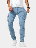 MAISON VALÉRIE | Jeans cargo en denim pour hommes