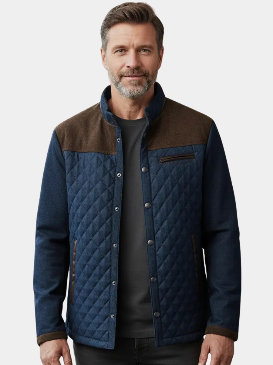 MAISON VALÉRIE | Veste hybride quiltée pour hommes