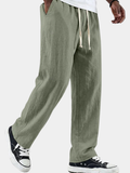 MAISON VALÉRIE | Pantalons en lin de quotidien pour hommes