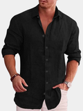 MAISON VALÉRIE | Chemise à manches longues moderne pour hommes
