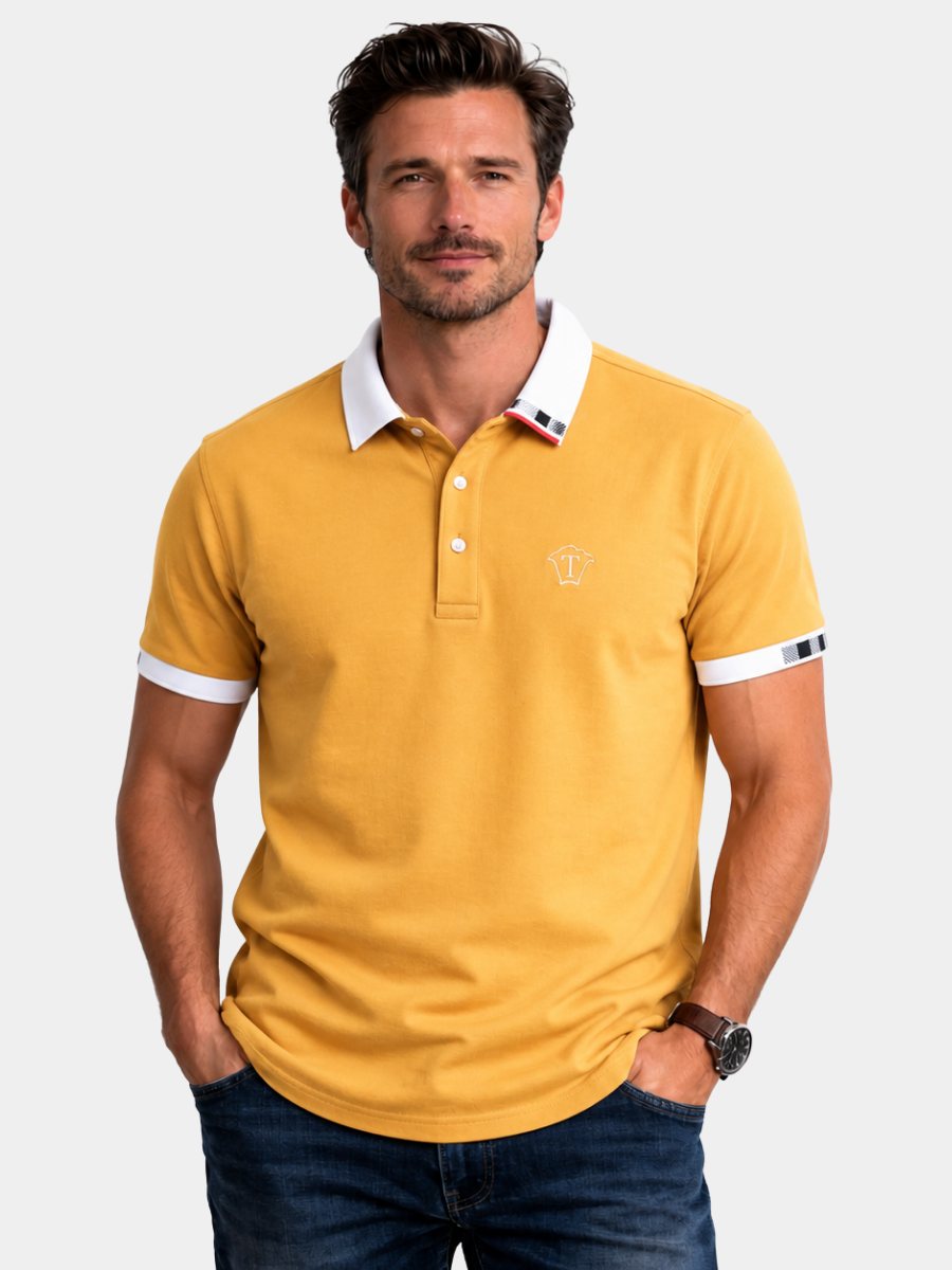 MAISON VALÉRIE | Polo à zip pour hommes
