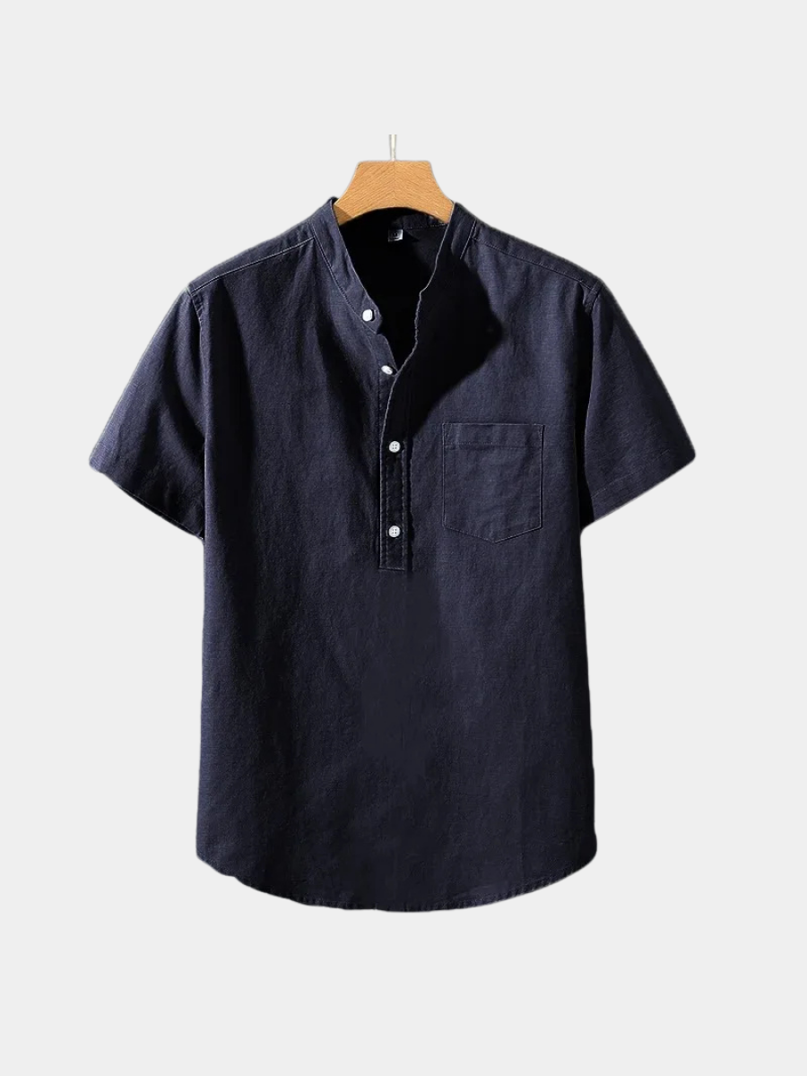 MAISON VALÉRIE | T-shirt à col montant pour hommes