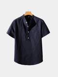 MAISON VALÉRIE | T-shirt à col montant pour hommes