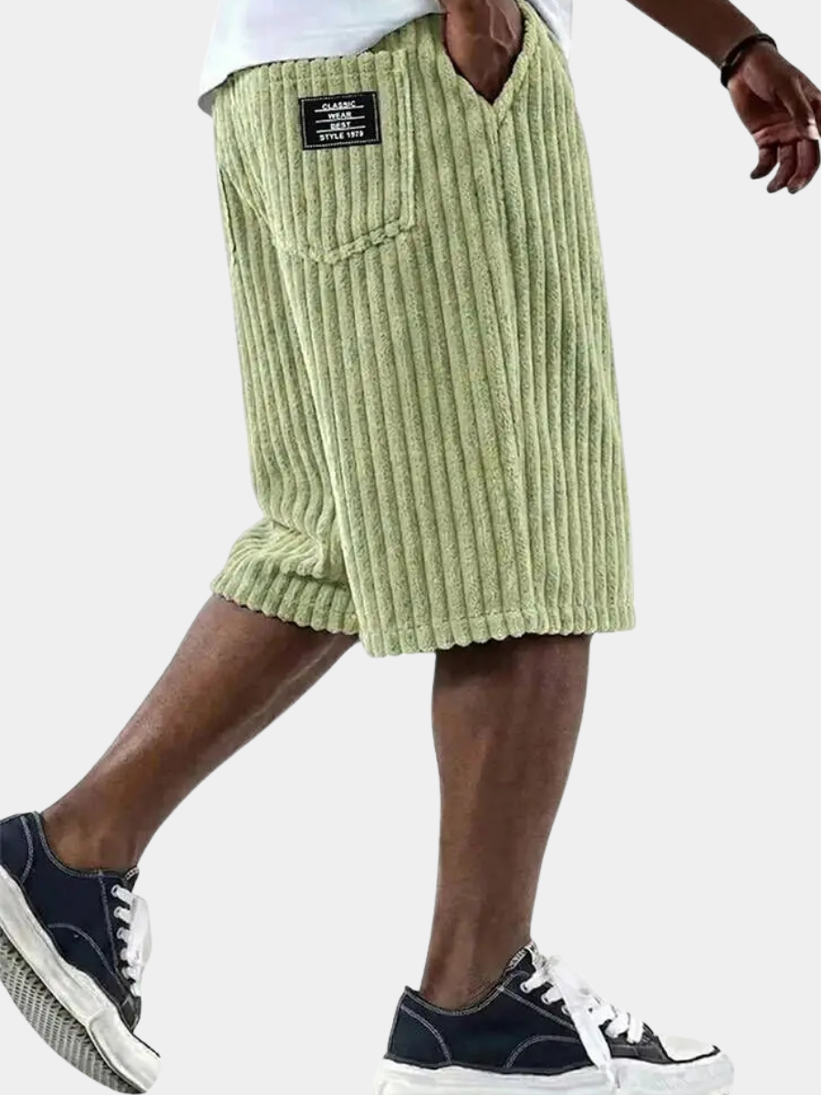 MAISON VALÉRIE | Shorts texturés pour hommes