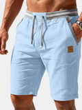 MAISON VALÉRIE | Shorts d'été à cordon pour hommes