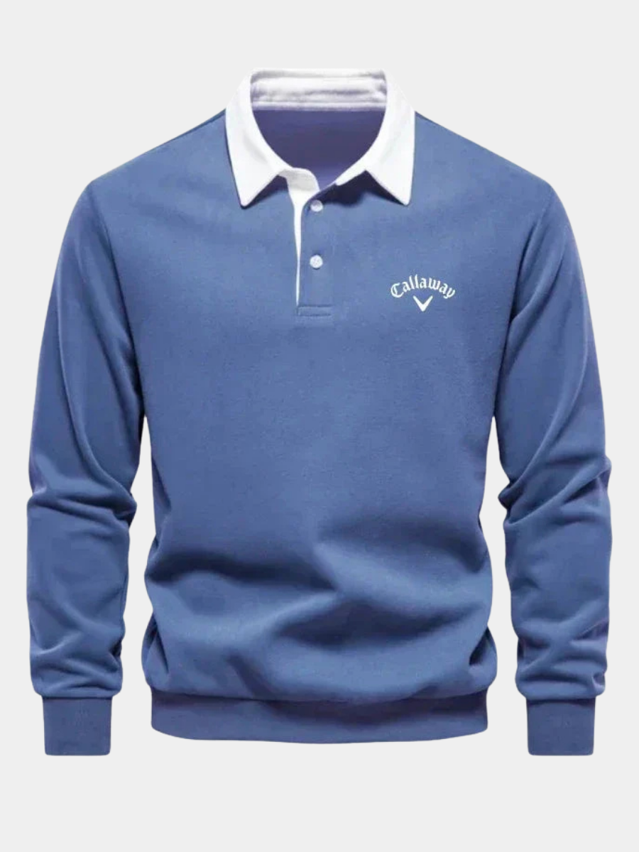 Pull polo avec des contrastes raffinés