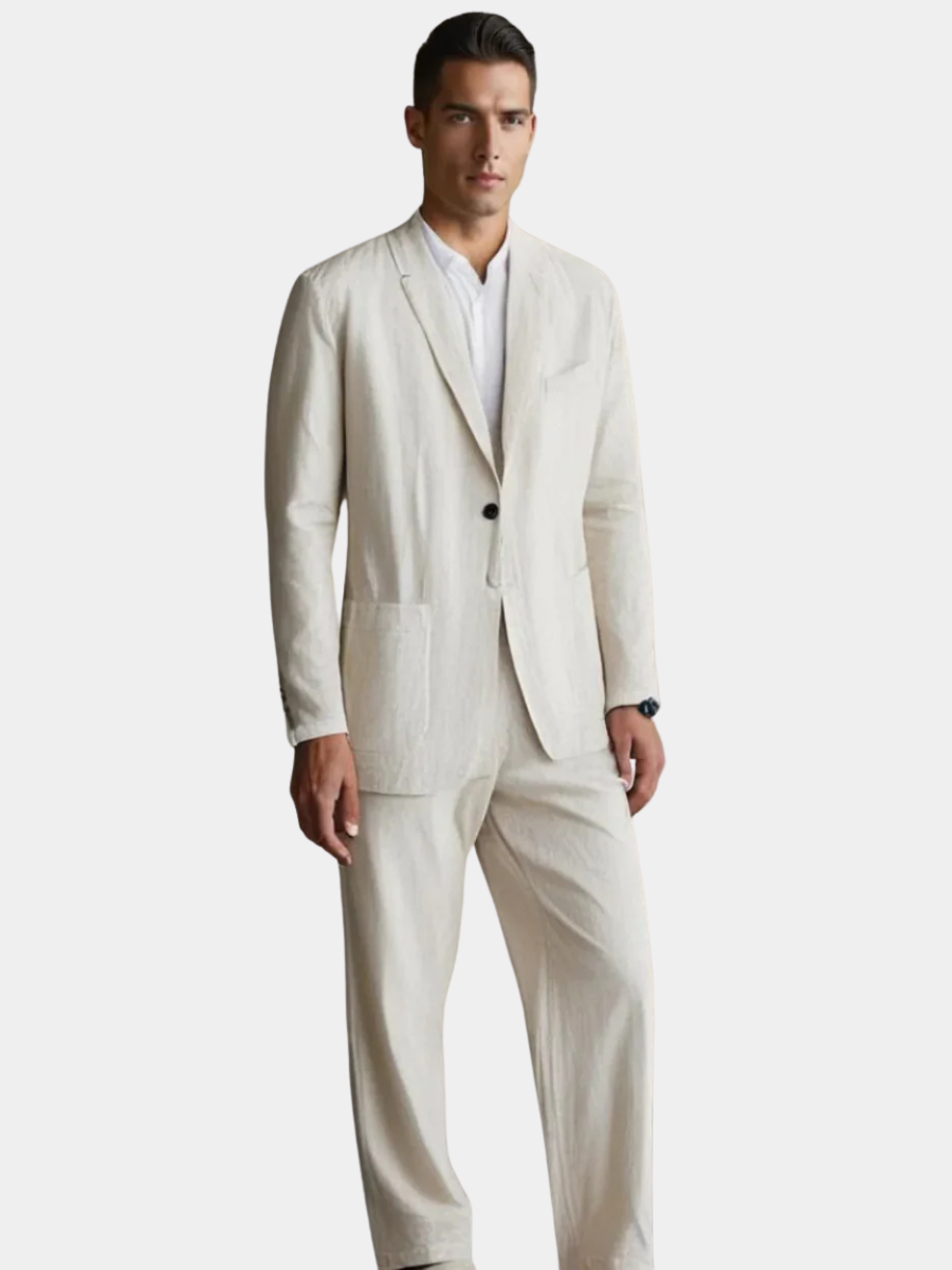 MAISON VALÉRIE | Ensemble en lin pour homme