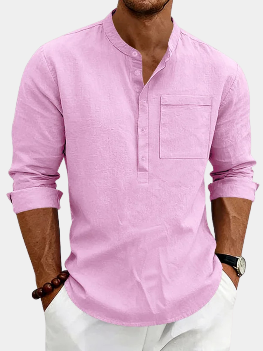 MAISON VALÉRIE | Chemise d'été classique pour hommes