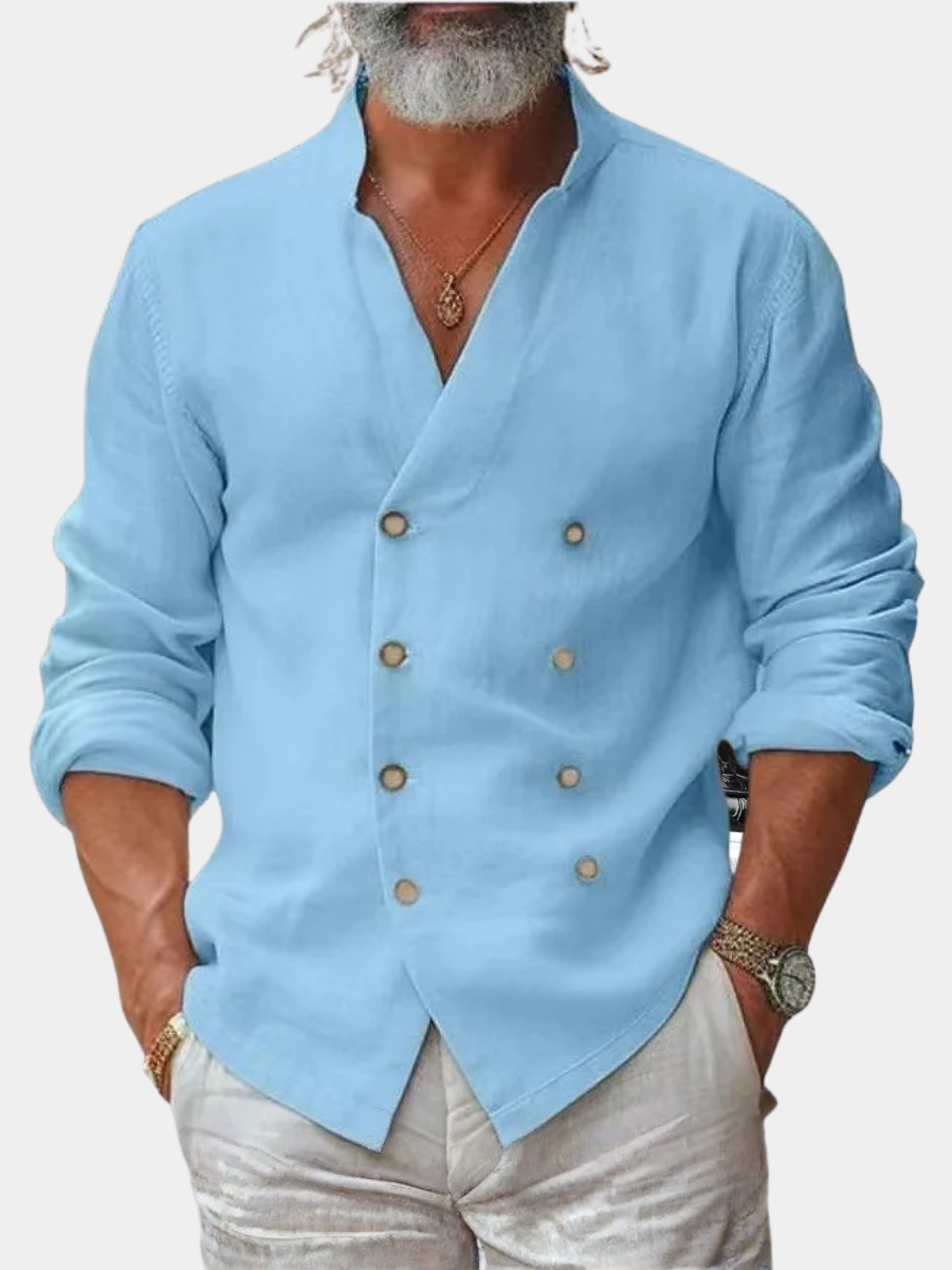 MAISON VALÉRIE | Chemise d'été en coton pour hommes