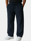 MAISON VALÉRIE | Pantalon en lin à cordon pour homme