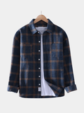 MAISON VALÉRIE | Chemise à carreaux pour hommes
