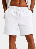 MAISON VALÉRIE | Shorts en lin classiques pour hommes