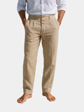 MAISON VALÉRIE | Pantalon d’été en lin pour homme