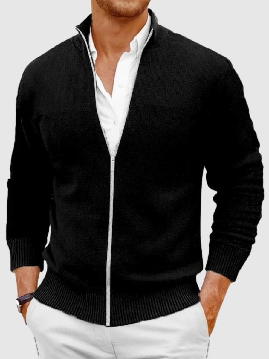 Cardigan à zip pour homme