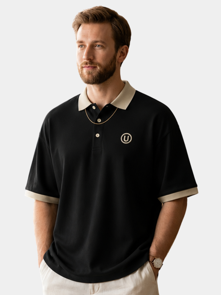 MAISON VALÉRIE | Polo brodé moderne pour homme