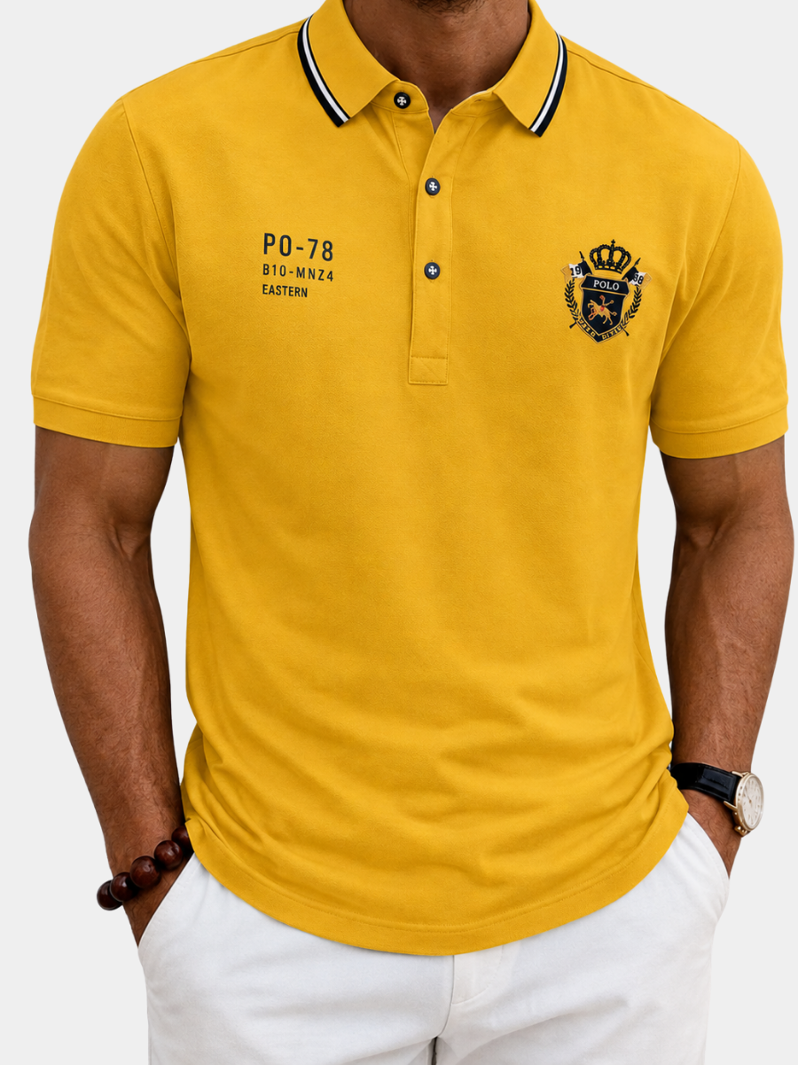 MAISON VALÉRIE | Polo formel classique pour hommes