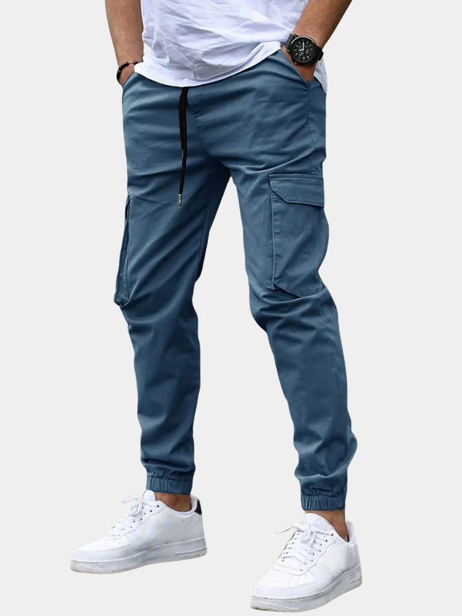 MAISON VALÉRIE | Pantalons cargo slim pour hommes