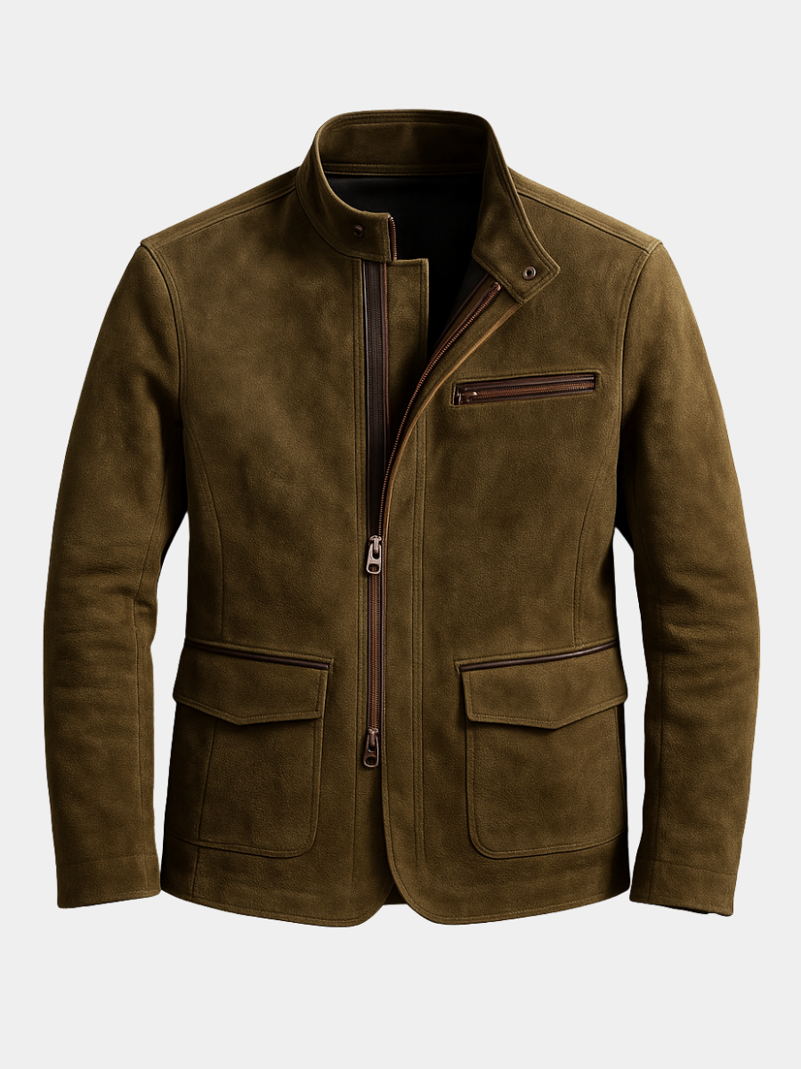 MAISON VALÉRIE | Veste field en suédine pour homme