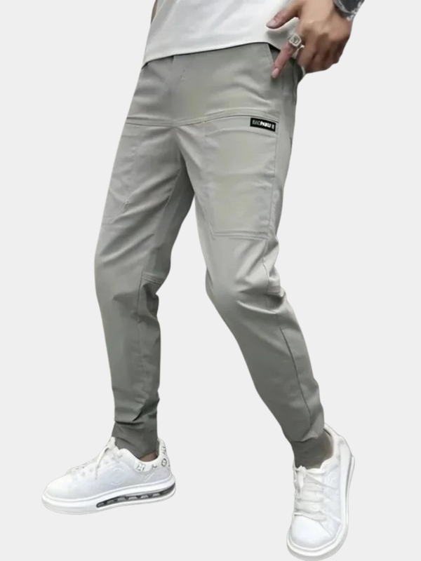 Pantalon cargo élastique pour homme — Maison Valérie