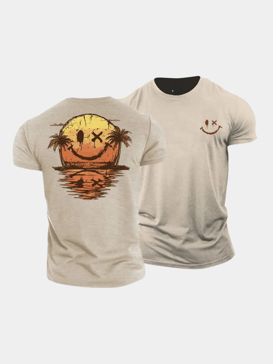 MAISON VALÉRIE | T-shirt graphique d'été pour hommes