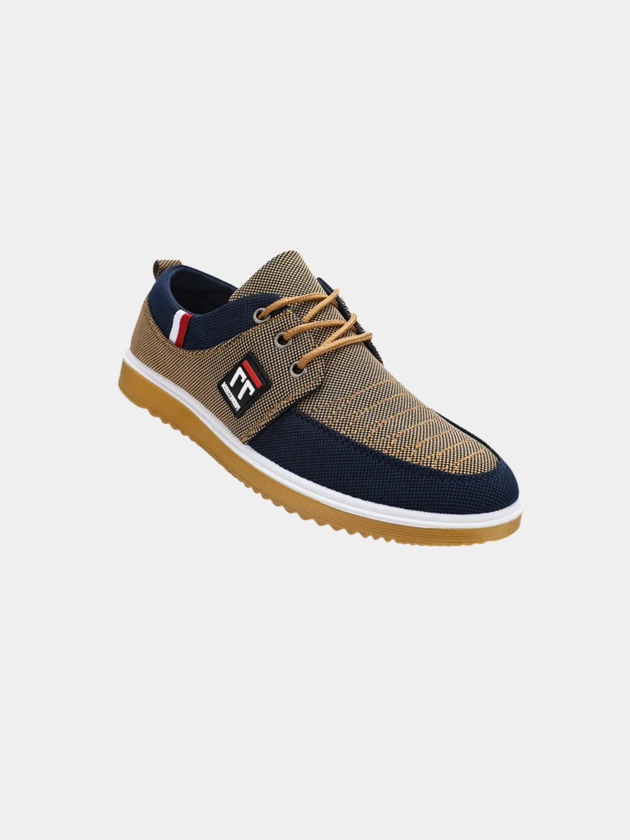 MAISON VALÉRIE | Chaussures loafer en canvas pour hommes