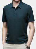 MAISON VALÉRIE | Polo texturé à manches courtes pour homme