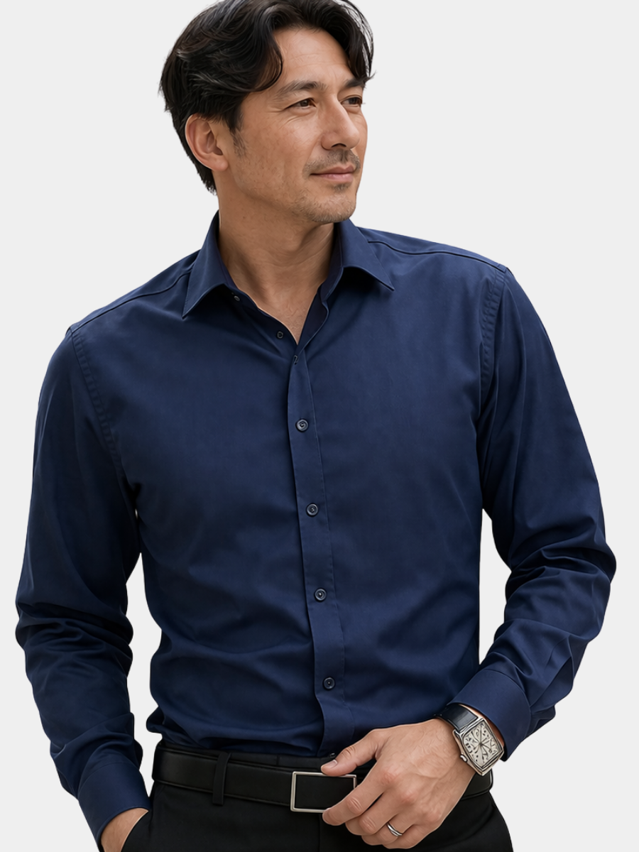 MAISON VALÉRIE | Chemise classique coupe slim pour homme