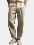 MAISON VALÉRIE | Pantalon d'été classique en lin pour homme