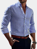 MAISON VALÉRIE | Chemise à rayures pour hommes