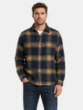 MAISON VALÉRIE | Chemise cosy en flanelle à carreaux pour hommes