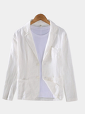MAISON VALÉRIE | Blazer en lin mélangé pour homme