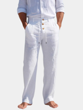 MAISON VALÉRIE | Pantalon en lin mélangé pour homme