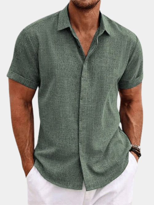 MAISON VALÉRIE | Chemise en lin pour hommes