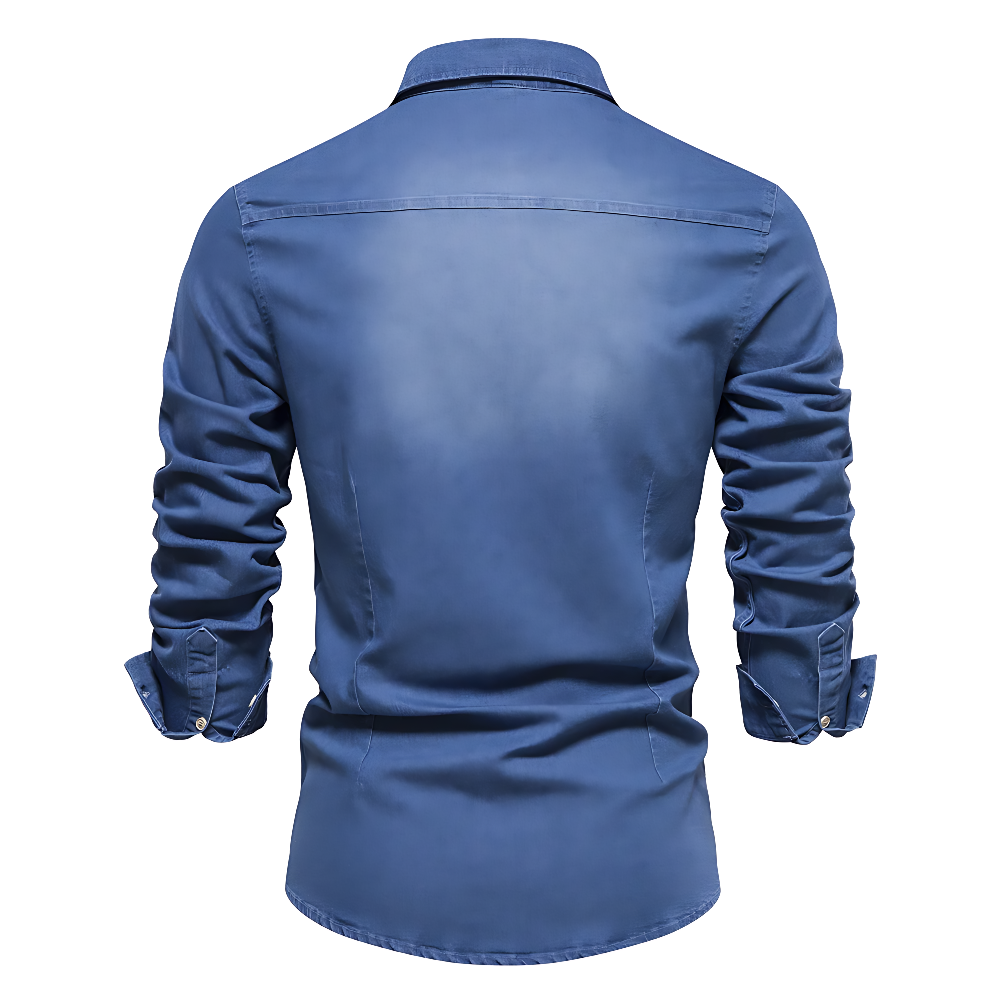 MAISON VALÉRIE | Chemise en jean pour homme