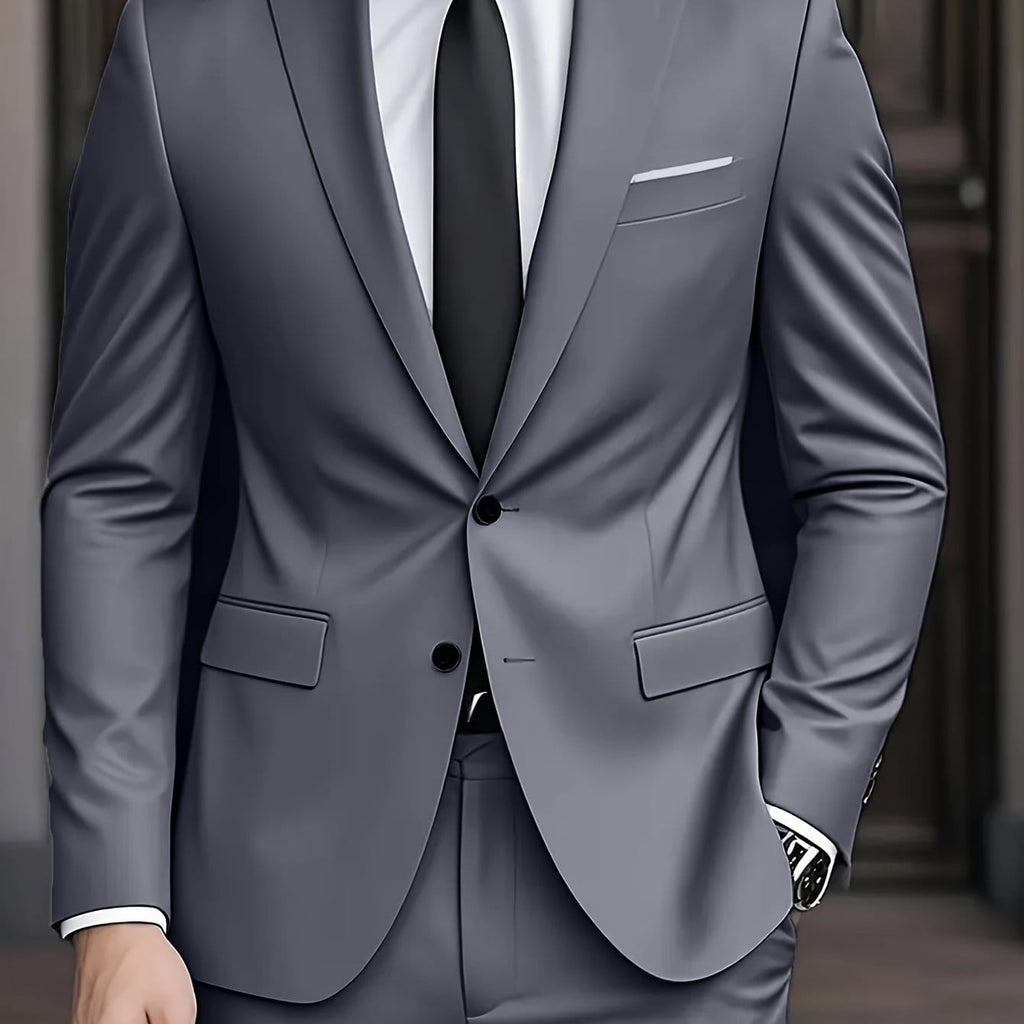 MAISON VALÉRIE | Costume en laine mélangée pour homme