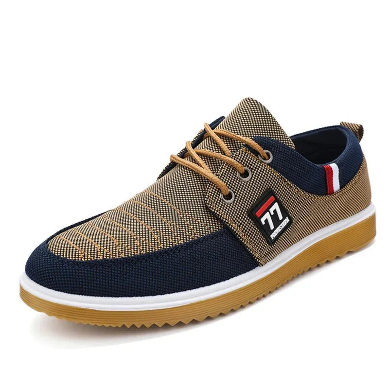 MAISON VALÉRIE | Chaussures loafer en canvas pour hommes