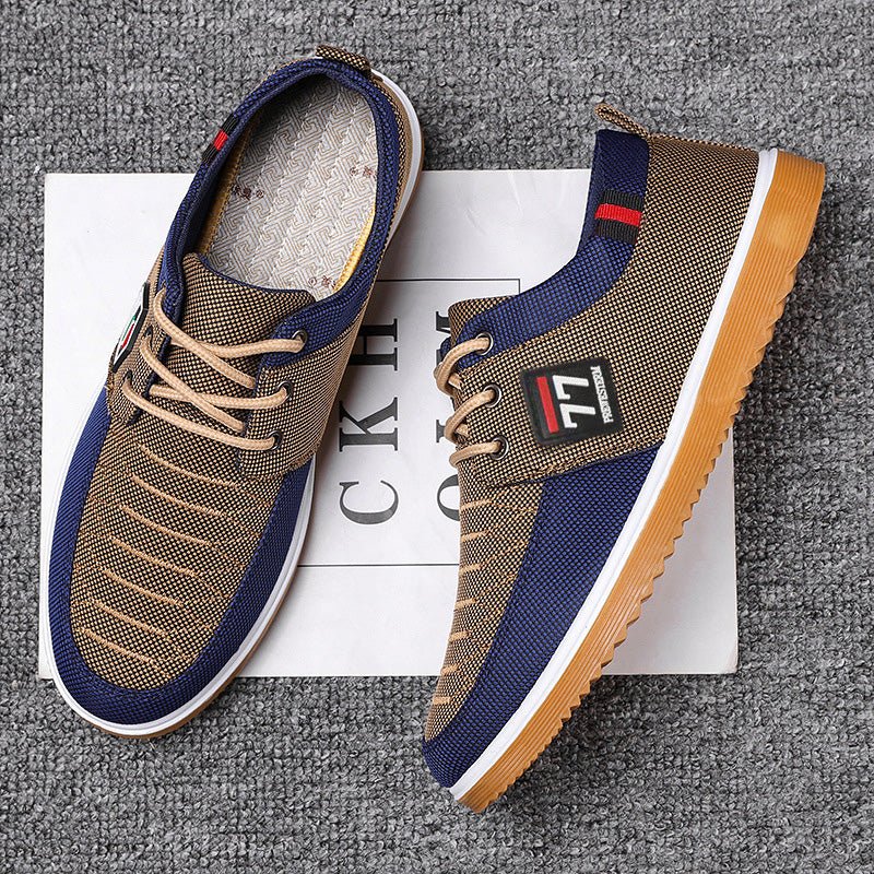 MAISON VALÉRIE | Chaussures loafer en canvas pour hommes