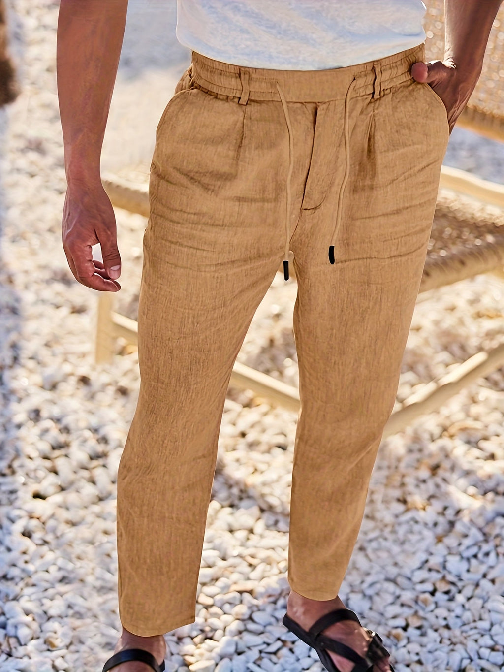 MAISON VALÉRIE | Pantalon à jambe droite pour hommes