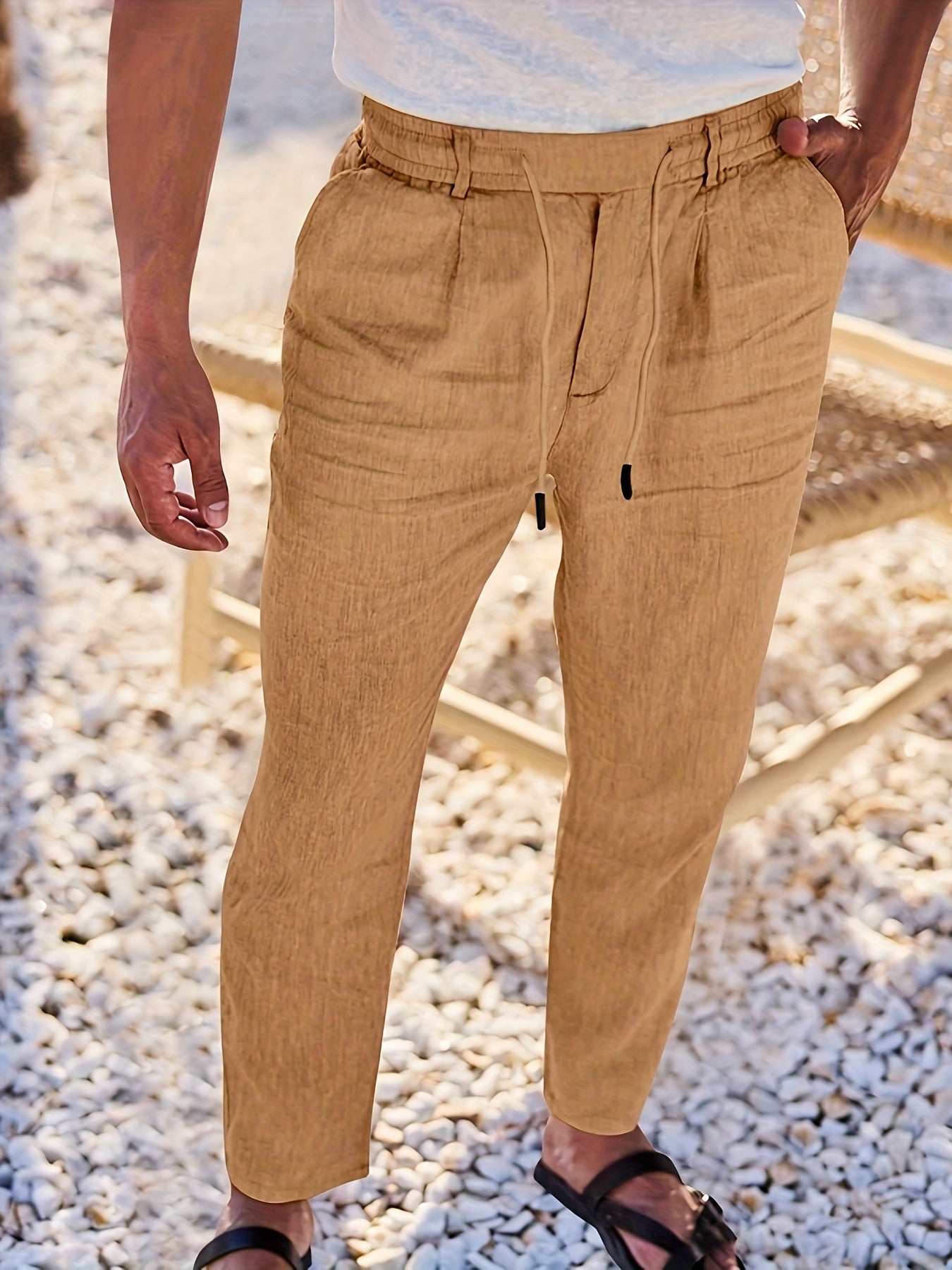 MAISON VALÉRIE | Pantalon à jambe droite pour hommes